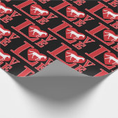 Ik hou van paarden. cadeaupapier (Hoek)