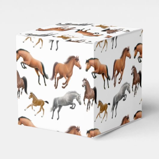 Ik hou van paarden favoriete dozen bedankdoosjes (Voorkant Zijde)