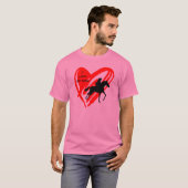 Ik hou van paarden t-shirt (Voorkant volledig)