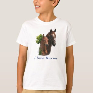 Ik hou van paarden t-shirt