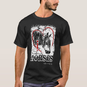Ik hou van paarden t-shirt