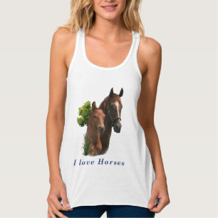 Ik hou van paarden tanktop