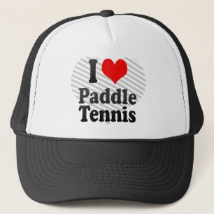 Ik hou van Paddle Tennis Trucker Pet