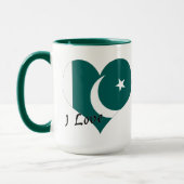 Ik hou van Pakistan Mok (Links)