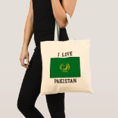 Ik hou van Pakistan Tote Bag (Voorkant (product))
