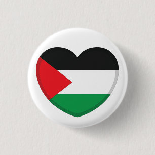 Ik hou van Palestijnse Button Patriottische vlag