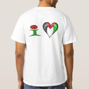 Ik hou van Palestina Ik Hart Palestina T-shirt