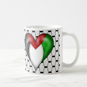 Ik hou van Palestina Koffiemok