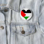 Ik hou van Palestina Ronde Button 5,7 Cm (In situ)