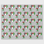 Ik hou van Palestine I Heart Palestine Cadeaupapier (Vlak)