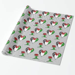 Ik hou van Palestine I Heart Palestine Cadeaupapier