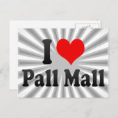 Ik hou van Pall Mall Briefkaart (Voorkant / Achterkant)