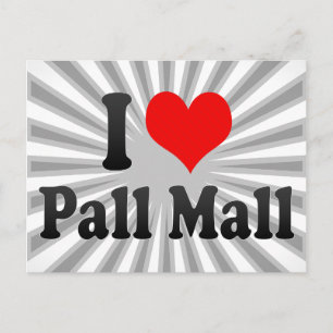 Ik hou van Pall Mall Briefkaart