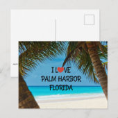 Ik hou van Palm Harbour, Florida Briefkaart (Voorkant / Achterkant)