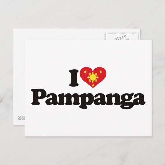 Ik hou van Pampanga Briefkaart (Voorkant / Achterkant)