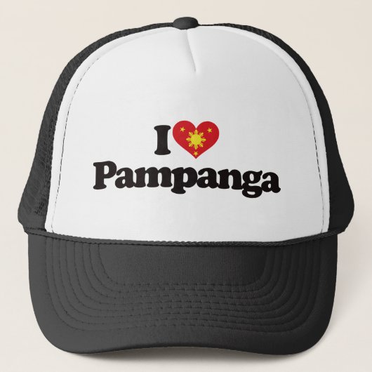 Ik hou van Pampanga Trucker Pet (Voorkant)