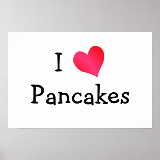 Ik hou van pancakes poster