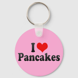 Ik hou van pancakes sleutelhanger