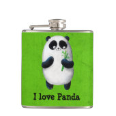 Ik hou van Panda Heupfles (Voorkant)