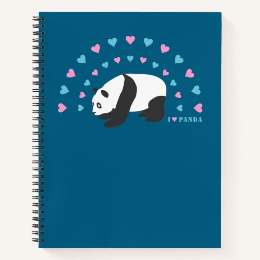 Ik hou van Panda Notitieboek (Voorkant)