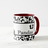 Ik hou van panda's mok (Voorkant rechts)