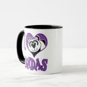 Ik hou van panda's mok (Voorkant links)