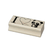 Ik hou van panda's stempel (Stempel)