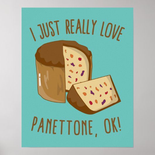 Ik hou van Panettone, oké! Poster (Voorkant)