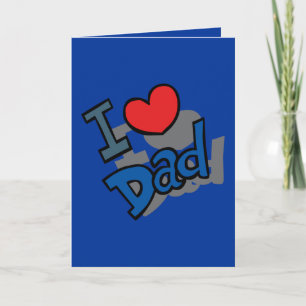 Ik hou van papa - kaart