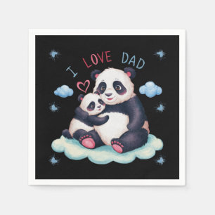 Ik hou van papa servet