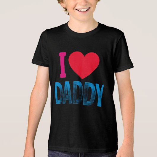 "IK HOU VAN PAPA" TSHIRT (Voorkant)