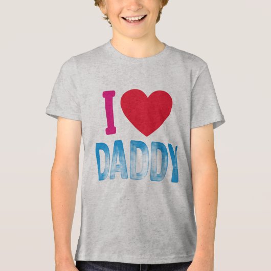 "IK HOU VAN PAPA" TSHIRT (Voorkant)