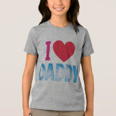 "IK HOU VAN PAPA" TSHIRT (Voorkant)