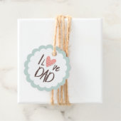 Ik hou van papa - vaderdag - hart bedankjes labels (In situ)