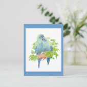 Ik hou van papegaaien, Tropical Bird Collectie Briefkaart (Staand voorkant)