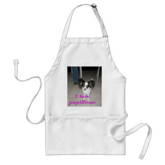 Ik hou van papilleeuwpron standaard schort