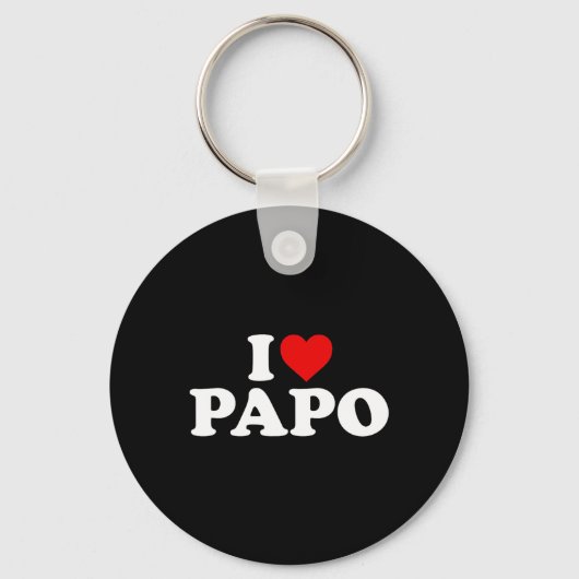 Ik hou van Papo Sleutelhanger (Voorkant)
