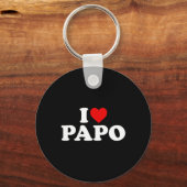 Ik hou van Papo Sleutelhanger (Voorkant)