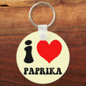 Ik hou van paprika sleutelhanger (Voorkant)