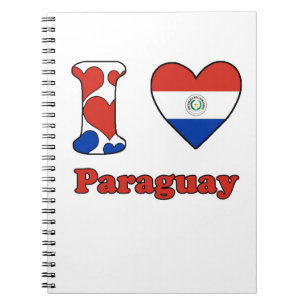 Ik hou van Paraguay Notitieboek