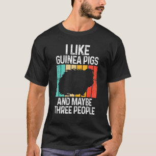 Ik hou van parelhoenders en misschien drie mensen t-shirt