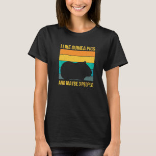 Ik hou van parelhoenders en misschien drie mensen t-shirt