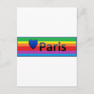 Ik hou van Parijs Briefkaart