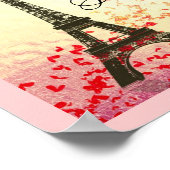 Ik hou van Parijs in Springtime Poster (Hoek)