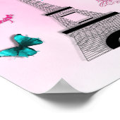 Ik hou van Parijs in Springtime Poster (Hoek)