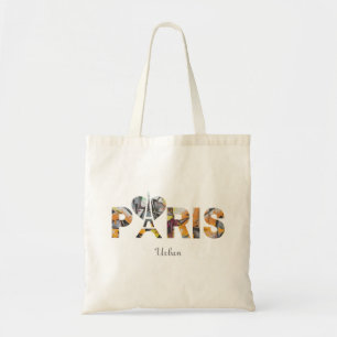 Ik hou van Parijs met een kleurrijk stedelijk inte Tote Bag
