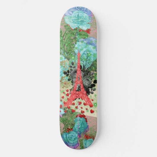 Ik hou van Parijs Skateboard (Voorkant)