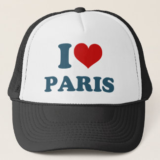 Ik hou van Parijs Trucker Pet