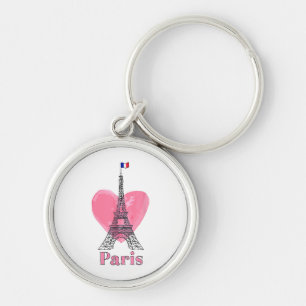 Ik hou van Paris Eiffeltoren Frankrijk Cadeau Sleutelhanger