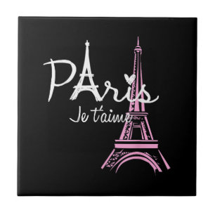 Ik hou van Paris Eiffeltoren Frankrijk Frans Souve Tegeltje